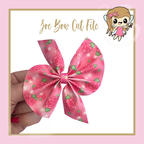 Zoe Bow Cut file (SVG, PDF, Silhouette Studio)