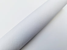 White Leatherette Fabric