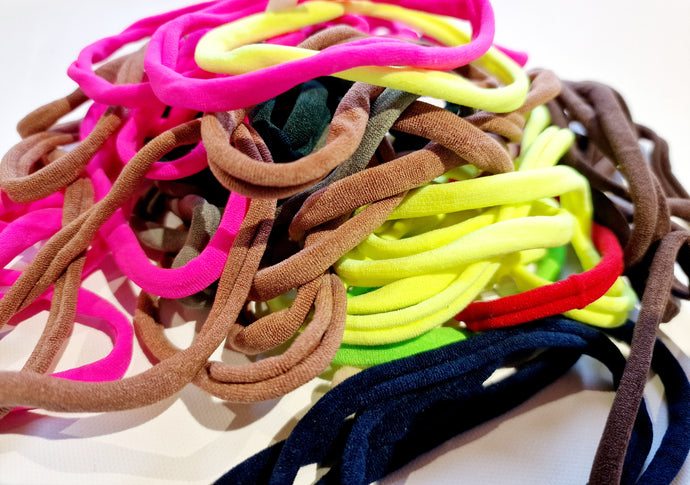 END OF LINE 25 x Mixed Official Nylon Headbands (Dainties)