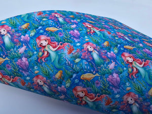 Under the sea Mermaid printed fabric