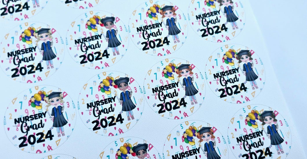 Nursery Graduation badge blanks