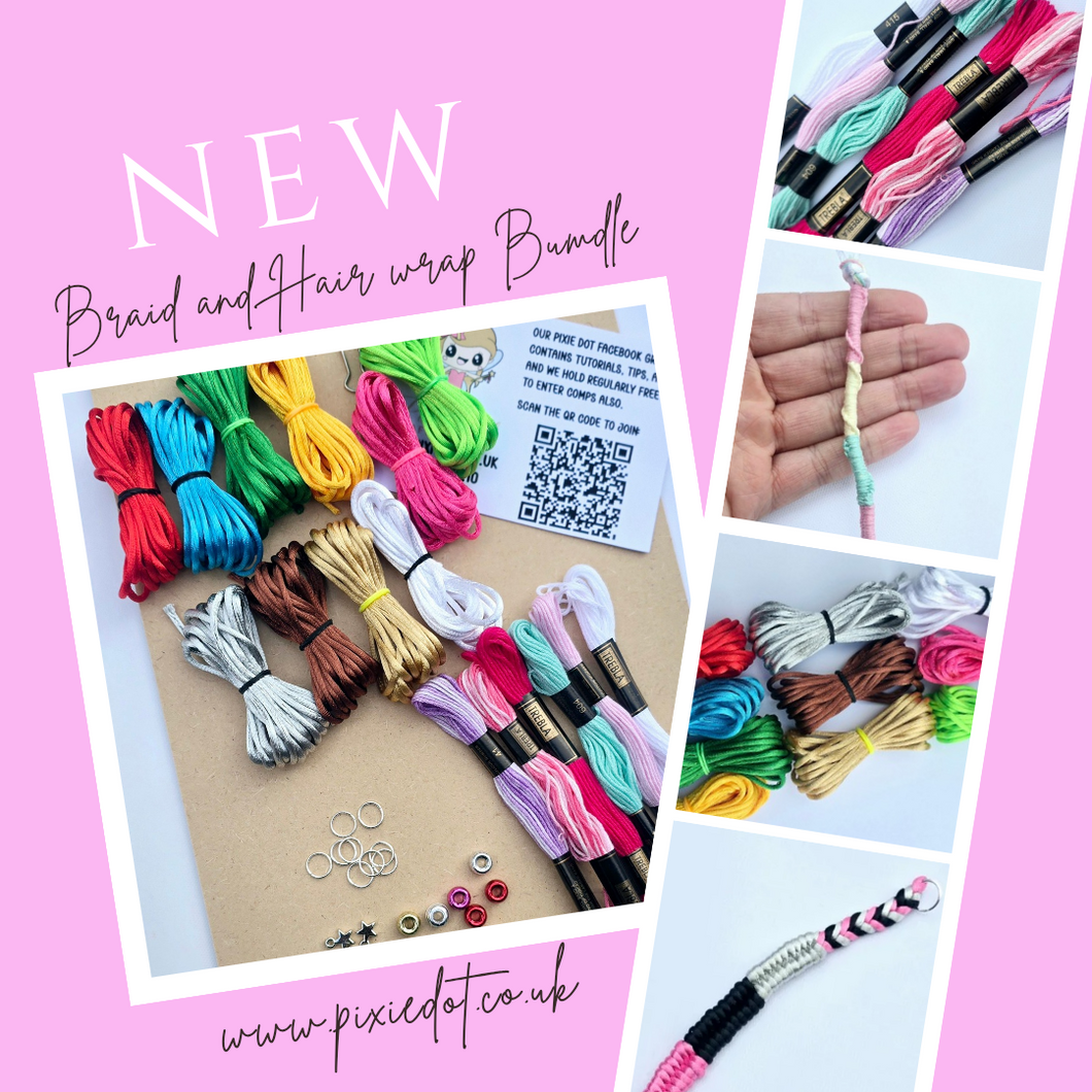 Big Hair Braid and Hair Wrap Bundle