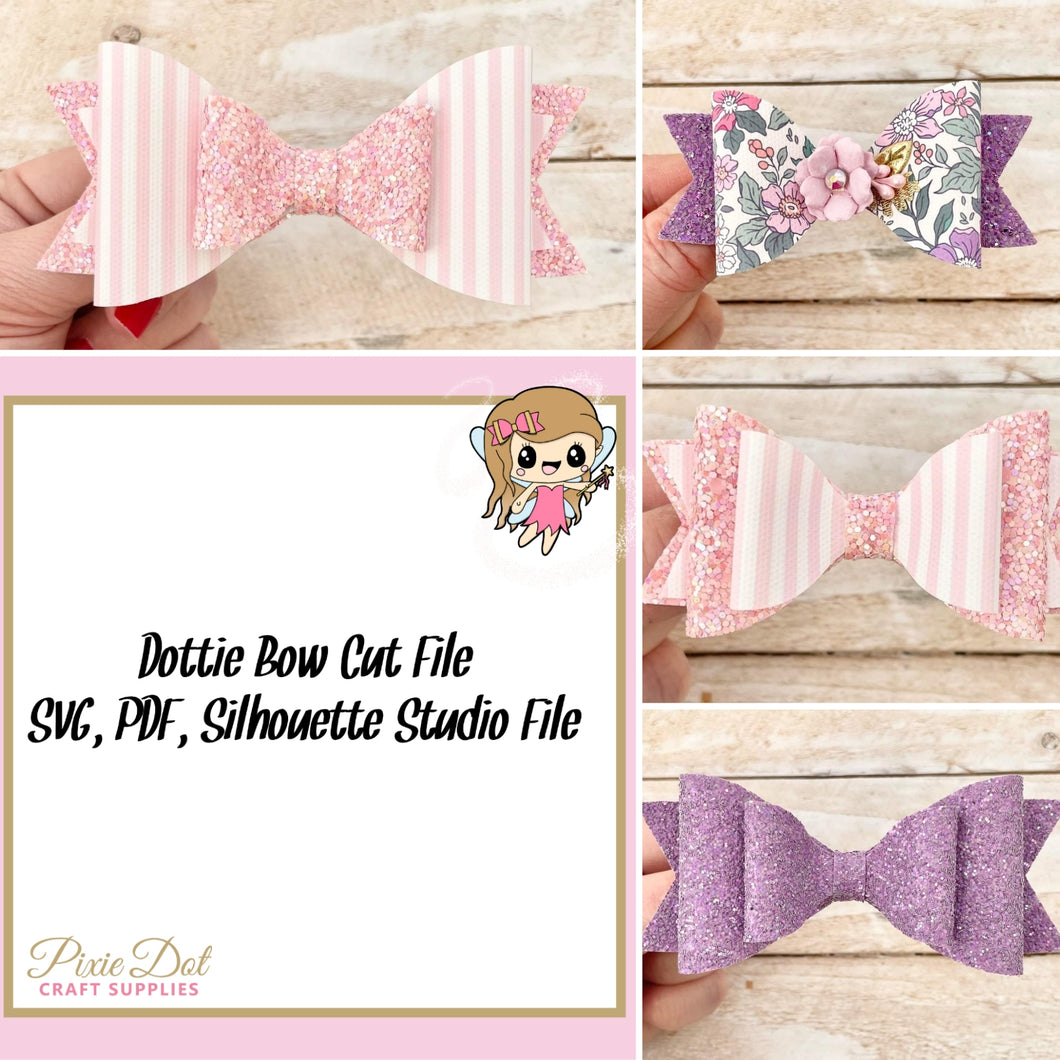 Dottie Bow Cut file (SVG, PDF, Silhouette Studio)