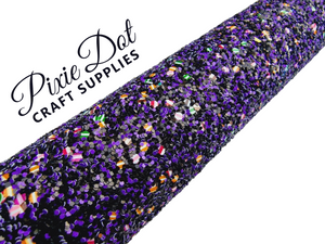 Purple Candy Glitter Fabric
