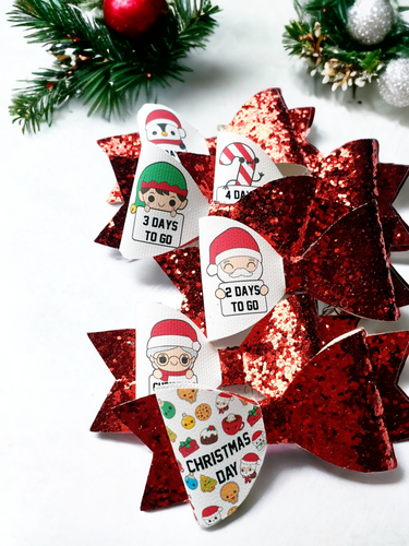 Kawaii Christmas Countdown Printed Fabric 12 - Christmas Day