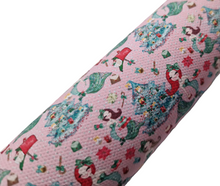Mermaid Christmas Bundle Bow Fabric (Approx A4)