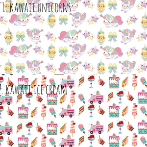 Kawaii Fabrics - 6 differenr styles to choose from.
