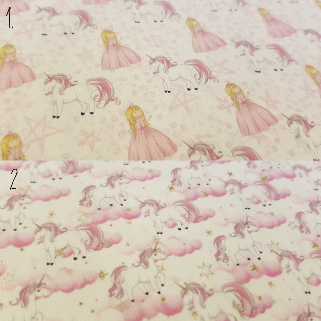 Pink Princess and Unicorn/Pink Unicorn Clouds (2 to choose from)