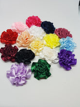 Ribbon Rosette Flowers (16 different colours available)