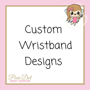 Custom wristband sheets