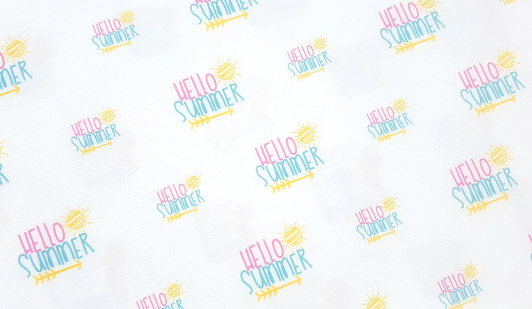 Hello Summer Printed Fabric