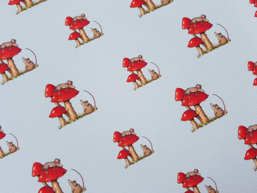 Mouse and Toadstool Printed