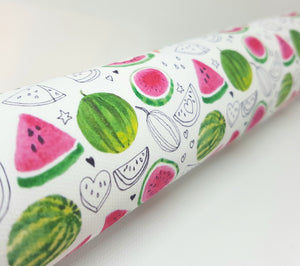 New Watermelon A4 Printed Bow Fabric