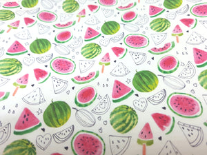 New Watermelon A4 Printed Bow Fabric