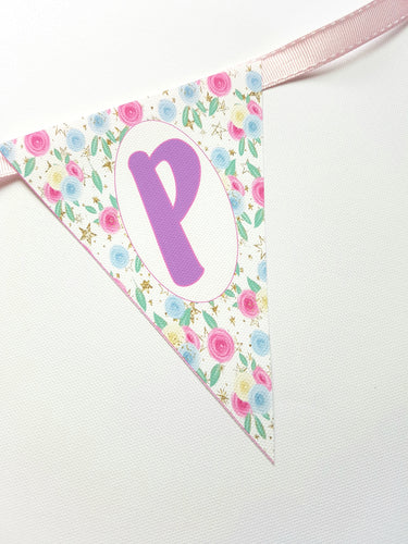 DIY Bunting - 4 letters per sheet/9 Designs to choose from