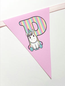 DIY Bunting - 4 letters per sheet/9 Designs to choose from