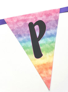 DIY Bunting - 4 letters per sheet/9 Designs to choose from