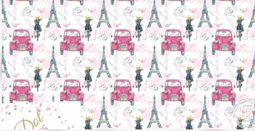 Paris Eiffel Tower Fabric