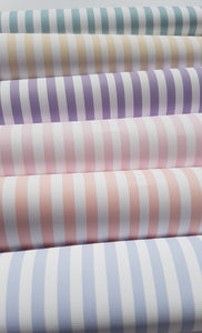 Candy Stripe Printed Fabric - 6 colours