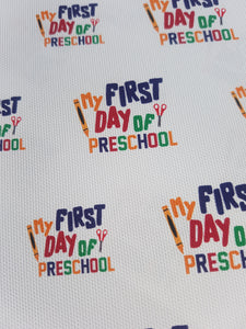 My First First Day of Nursery/Preschool