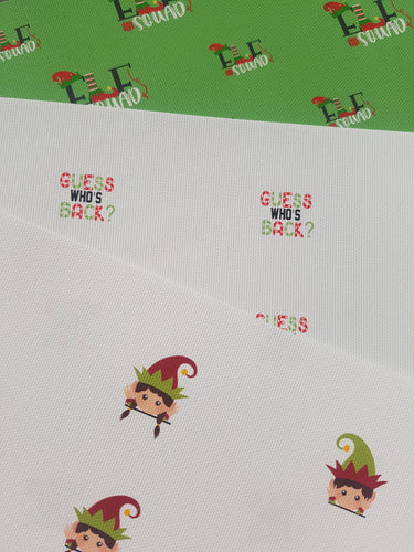 Elf Squad, Guess who's back and peeking elf  - 3 to choose from)