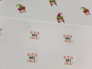 Elf Squad, Guess who's back and peeking elf  - 3 to choose from)