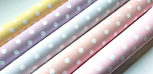 Polka Dot Printed Fabric (Large dots)