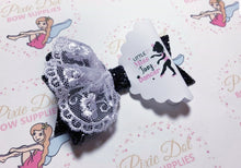 Little Miss Tiny Dancer printed fabric