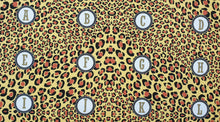 Leopard Print Alphabet and plain sheet