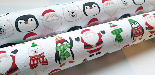 Santa, Polar Bear, Penguin