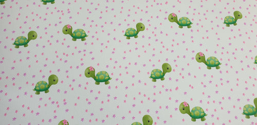 Watercolour Tortoise Printed Fabric