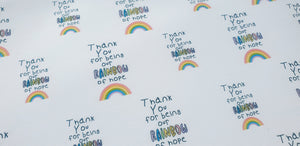 Thank You for being our Rainbow of Hope