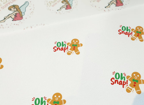 Oh Snap! Christmas Gingerbread quote