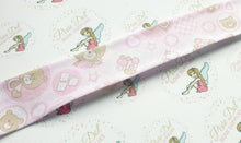 Baby Pink Teddy Bias Binding