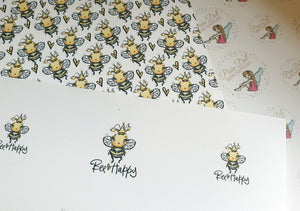 Bee Happy Printed Fabric