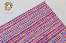 Pink, purple and gold stripe