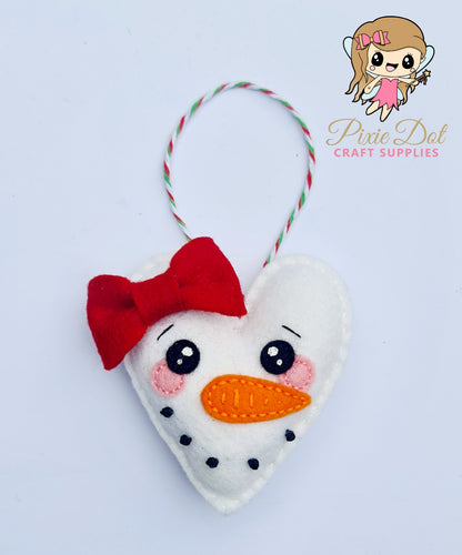 Snowman Hanging decoration Template Set