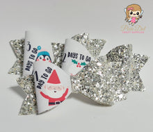 Grey Christmas Countdown Printed Fabric 12 - Christmas Day