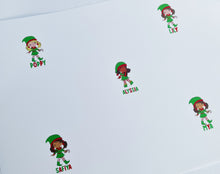 Christmas Elf Girls (6 names per sheet)