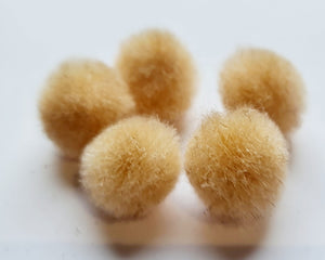 Natural Colour Acrylic Felt Balls (pom poms)