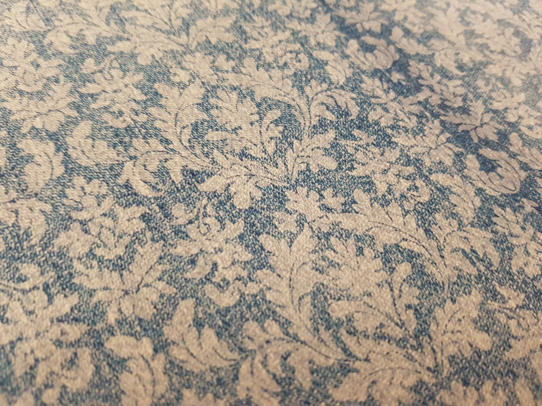 Patterned Denim effect printed fabric (2 to choose from)