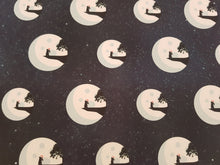 Christmas Hat Bunny Moon Printed Bow Fabric