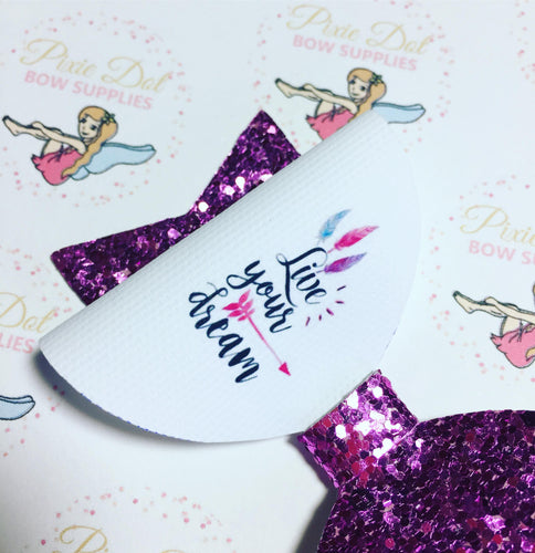 Wild One and Live Your Dream Quote Fabric