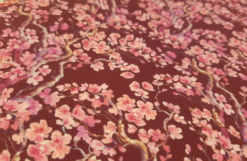 Pink Cherry Blossom dark background