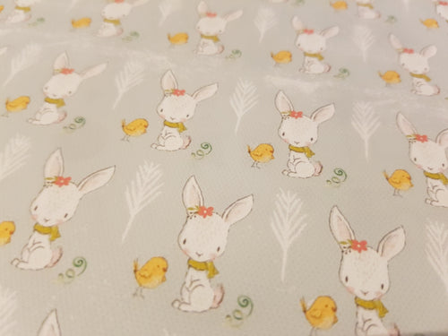 Bunny and Chick Fabric