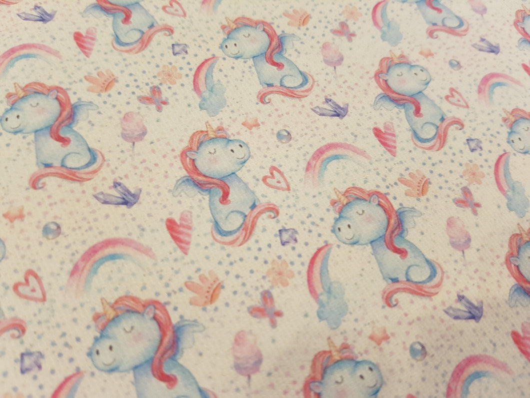 Unicorn Sparkle printed fabric