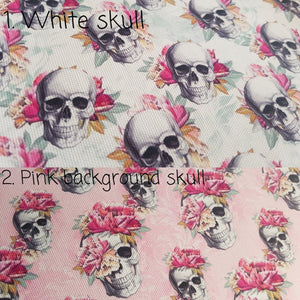 Skull Printed Fabrics - 2 to choose from