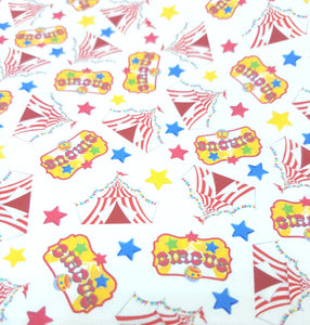 Circus Theme Bow Fabric - (3 to choose from)