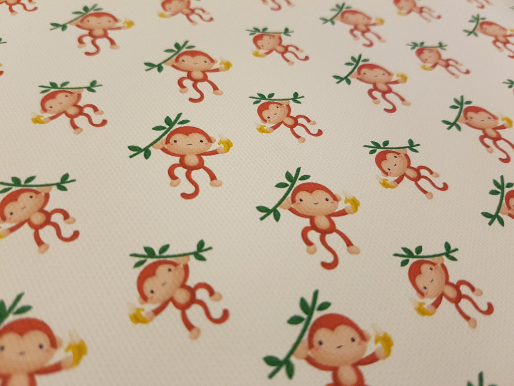 Monkey Printed Fabric