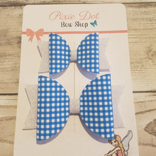 A4 Gingham Style printed fabric